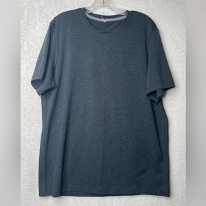 lululemon athletica  Men’s Dark Gray Short Sleeve Tee Size Large.